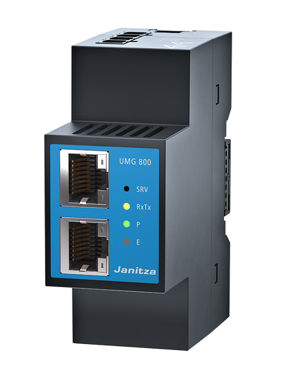 Modular expandable energy analyzer, Janitza UMG 800