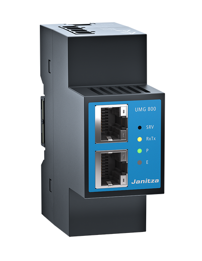 Modular expandable energy analyzer, Janitza UMG 800