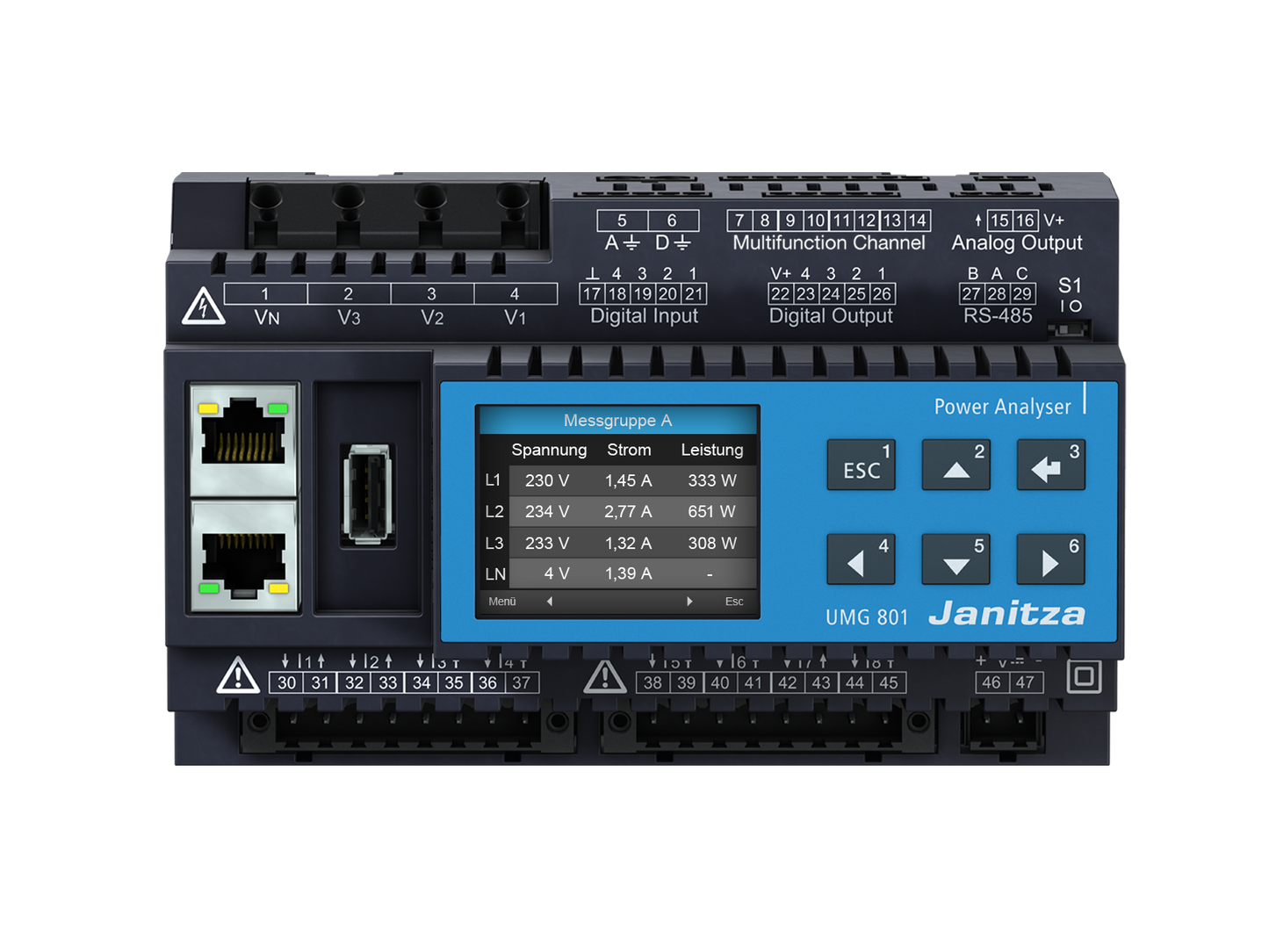 Expandable Modular Power Analyzer - UMG801