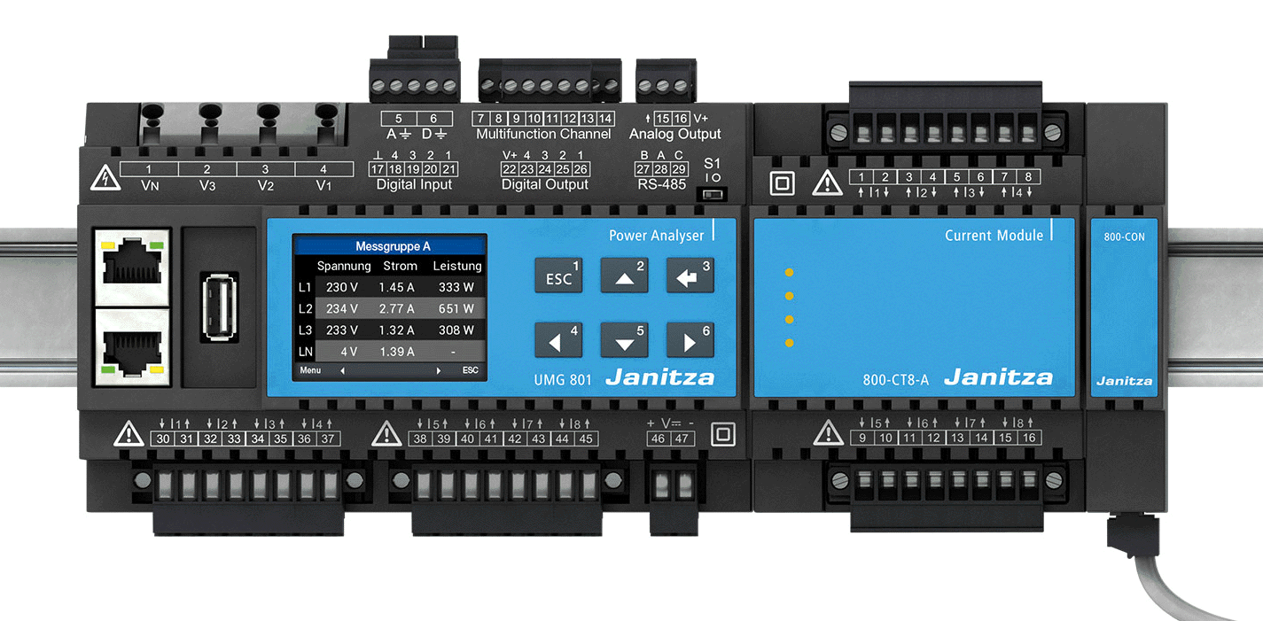 Expandable Modular Power Analyzer - UMG801
